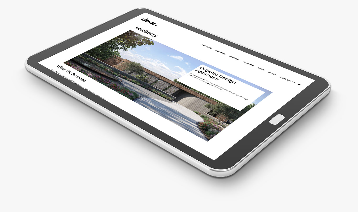 Clear Architects - Custom WordPress build