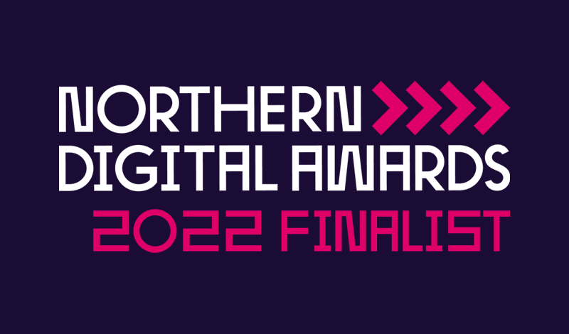Feel Created up for Best Website award at the Northern Digital Awards 2022