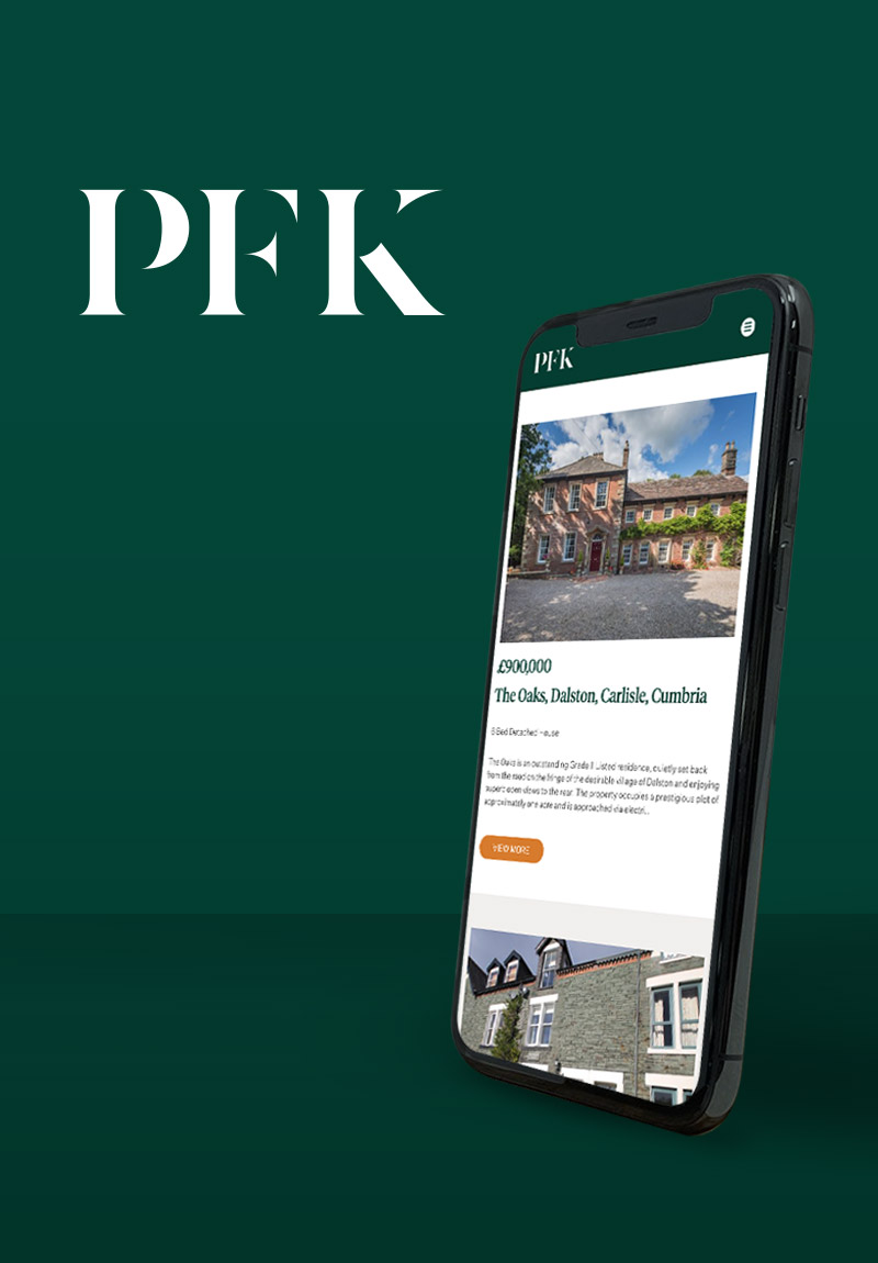 PFK: CMS estate agency web build