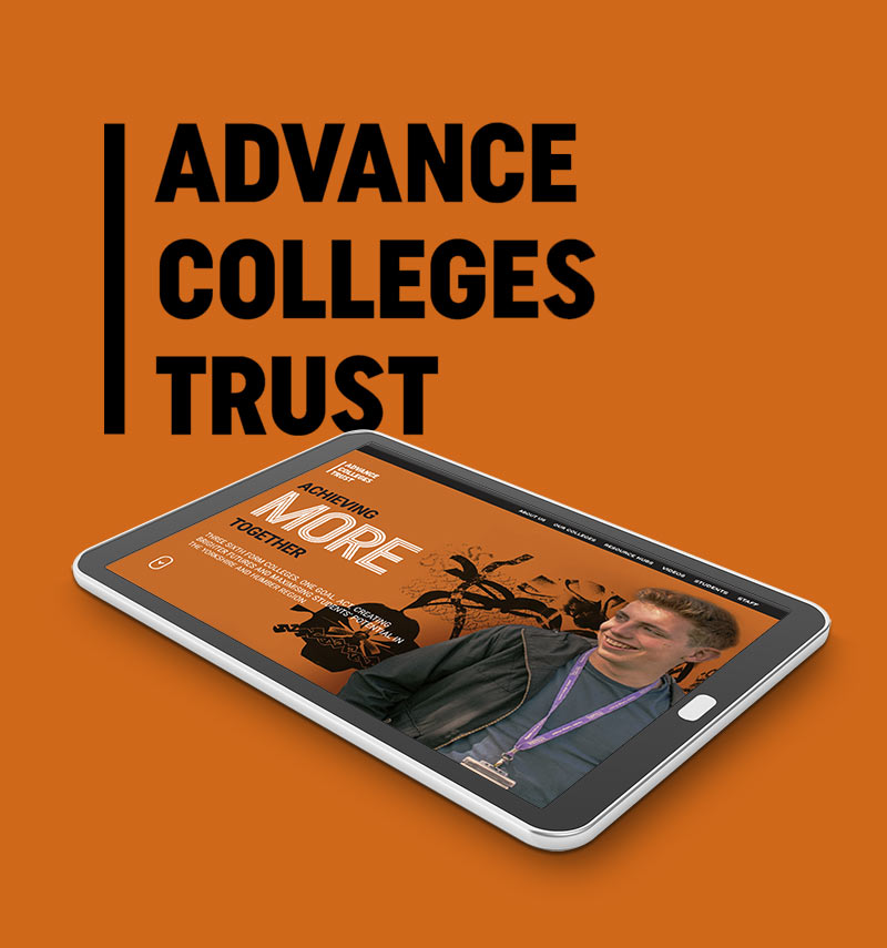 Advance Colleges Trust: Custom WordPress website