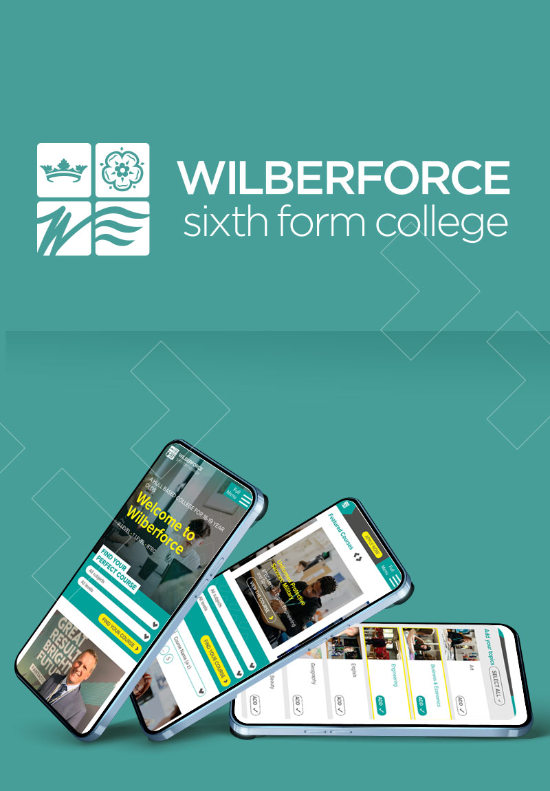 A dynamic WordPress website for a vibrant sixth-form college setting