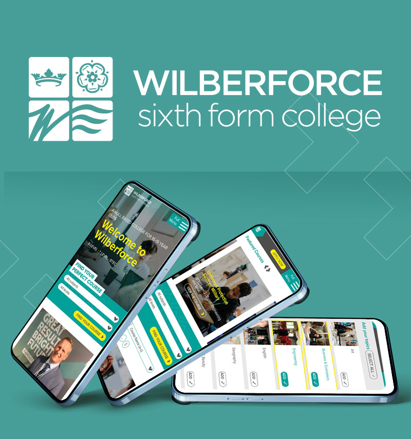 A dynamic WordPress website for a vibrant sixth-form college setting
