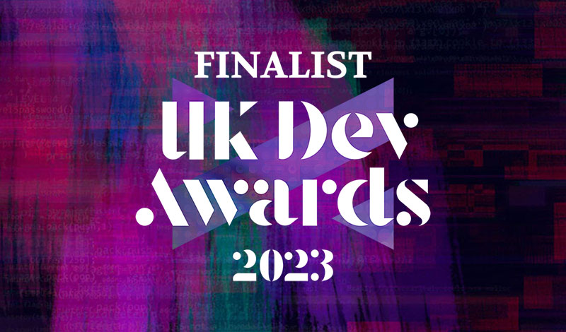 Feel Created Shortlisted for Dev Team of the Year at the UK Dev Awards 2023