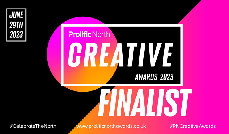 Feel Created Shortlisted for Prolific North Creative Award 2023